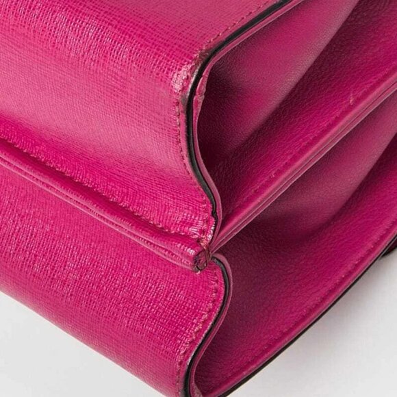 Fendi Purple Saffiano Leather Demi Jour Small Bag - Picture 4 of 12